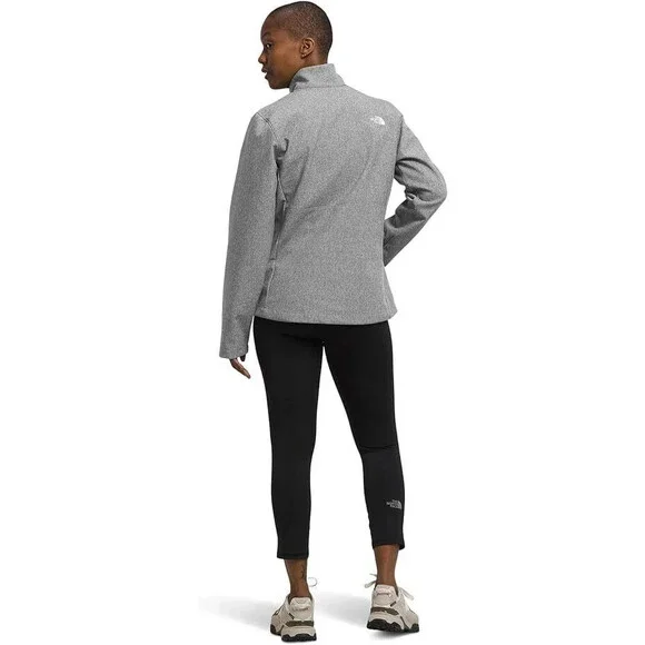 The North Face Apex Bionic 3 Jacket Womens Medium Gray Mock Neck Full Zip KFC408